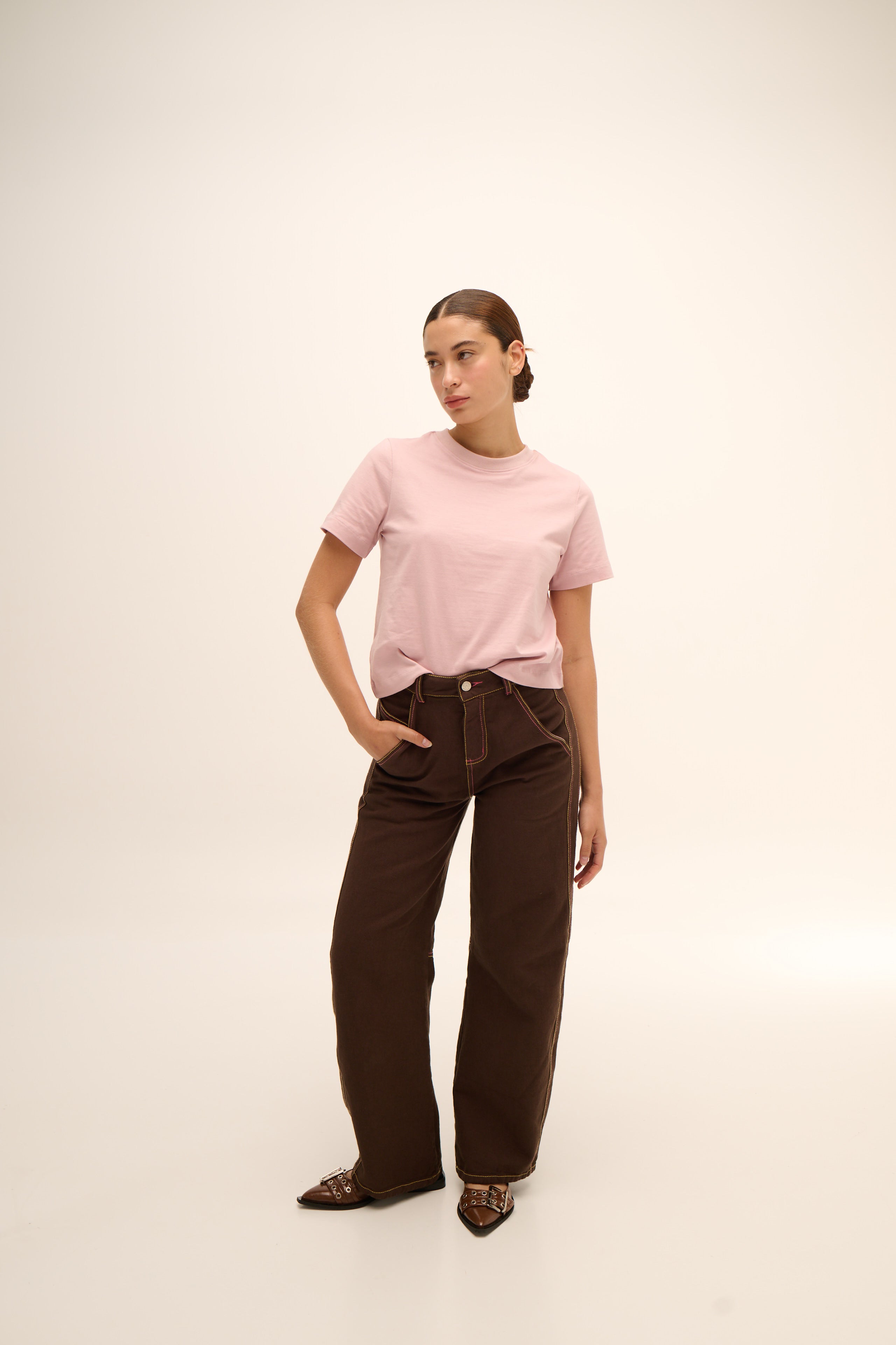 Everyday Tee in Soft Pink