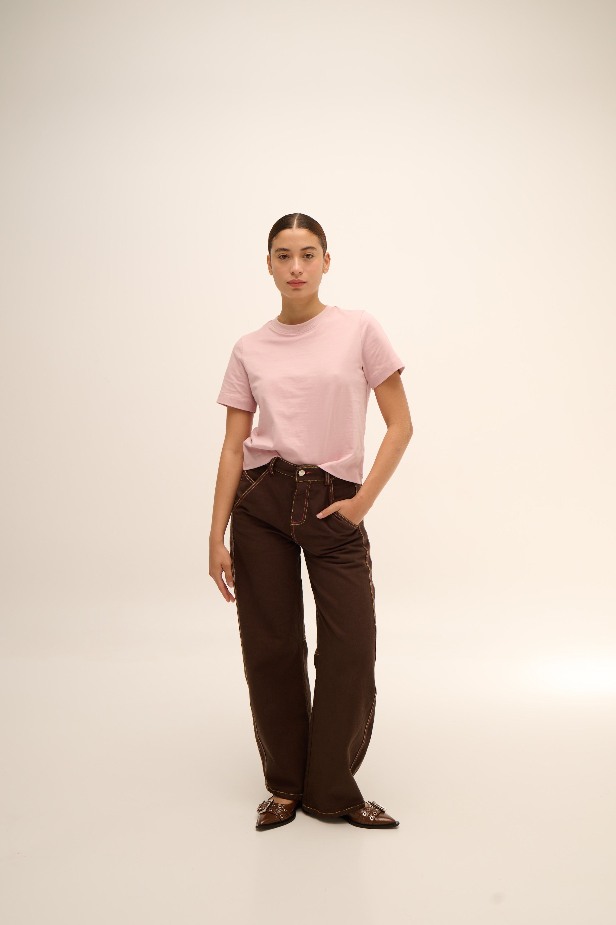 Everyday Tee in Soft Pink