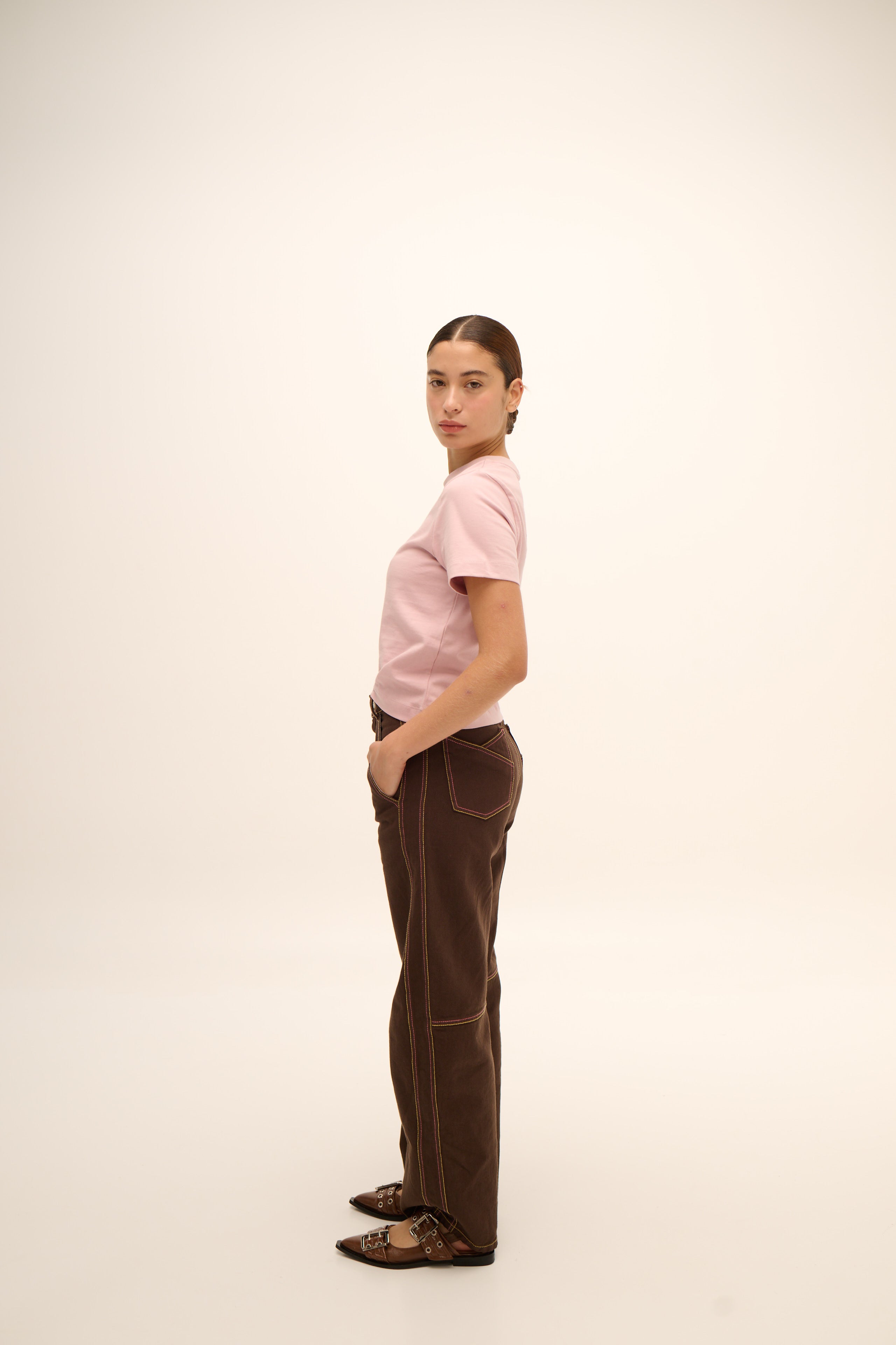 Everyday Tee in Soft Pink
