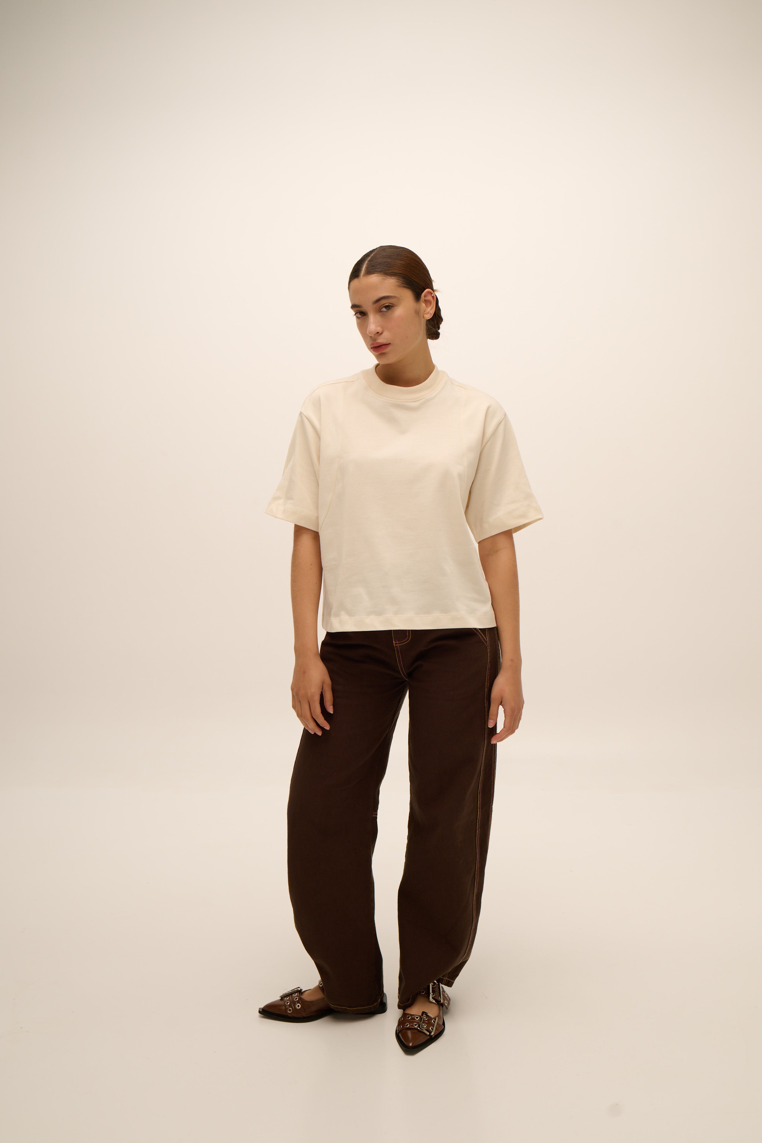 My Boyfriend's Tee in Bone