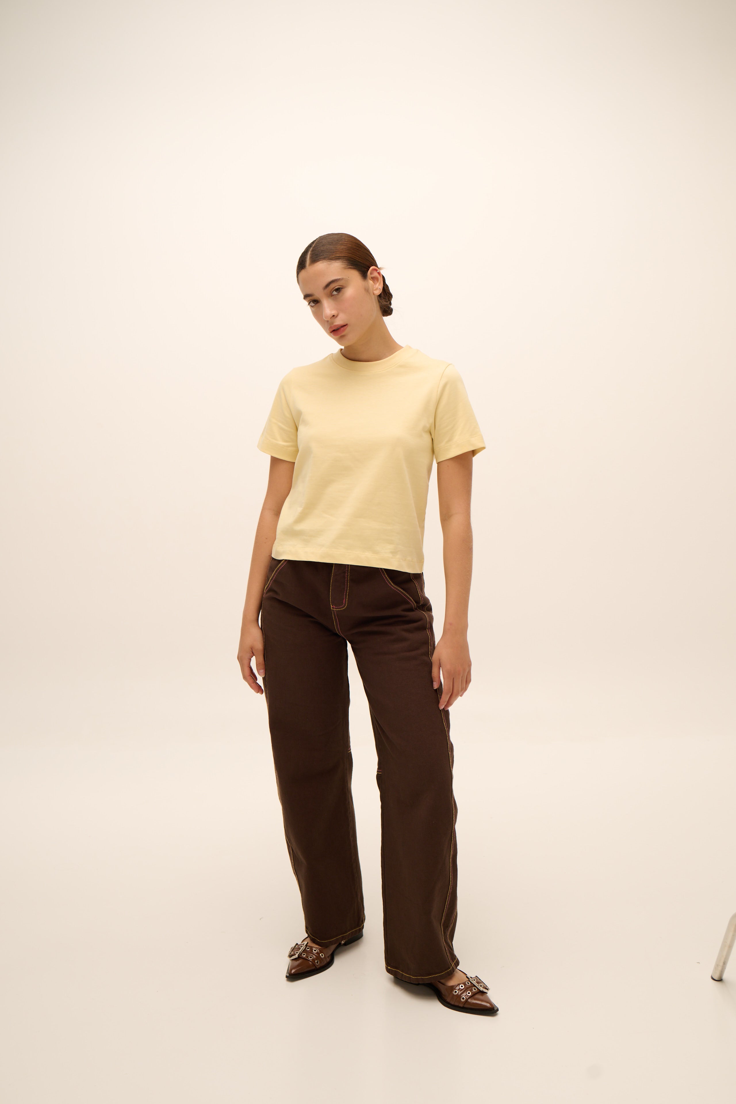 Everyday Tee in Butter Yellow