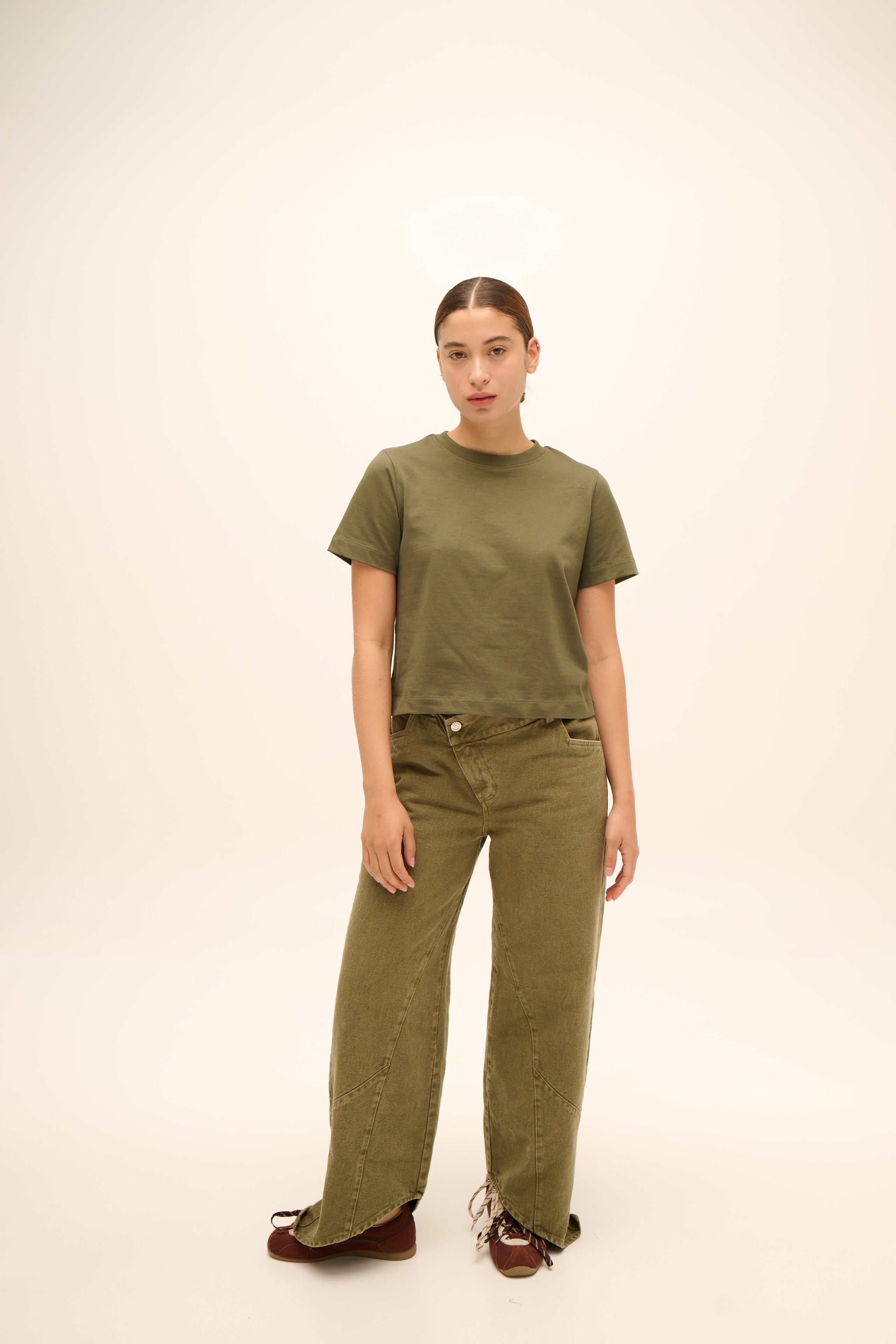 Weekender Jean in Washed Green