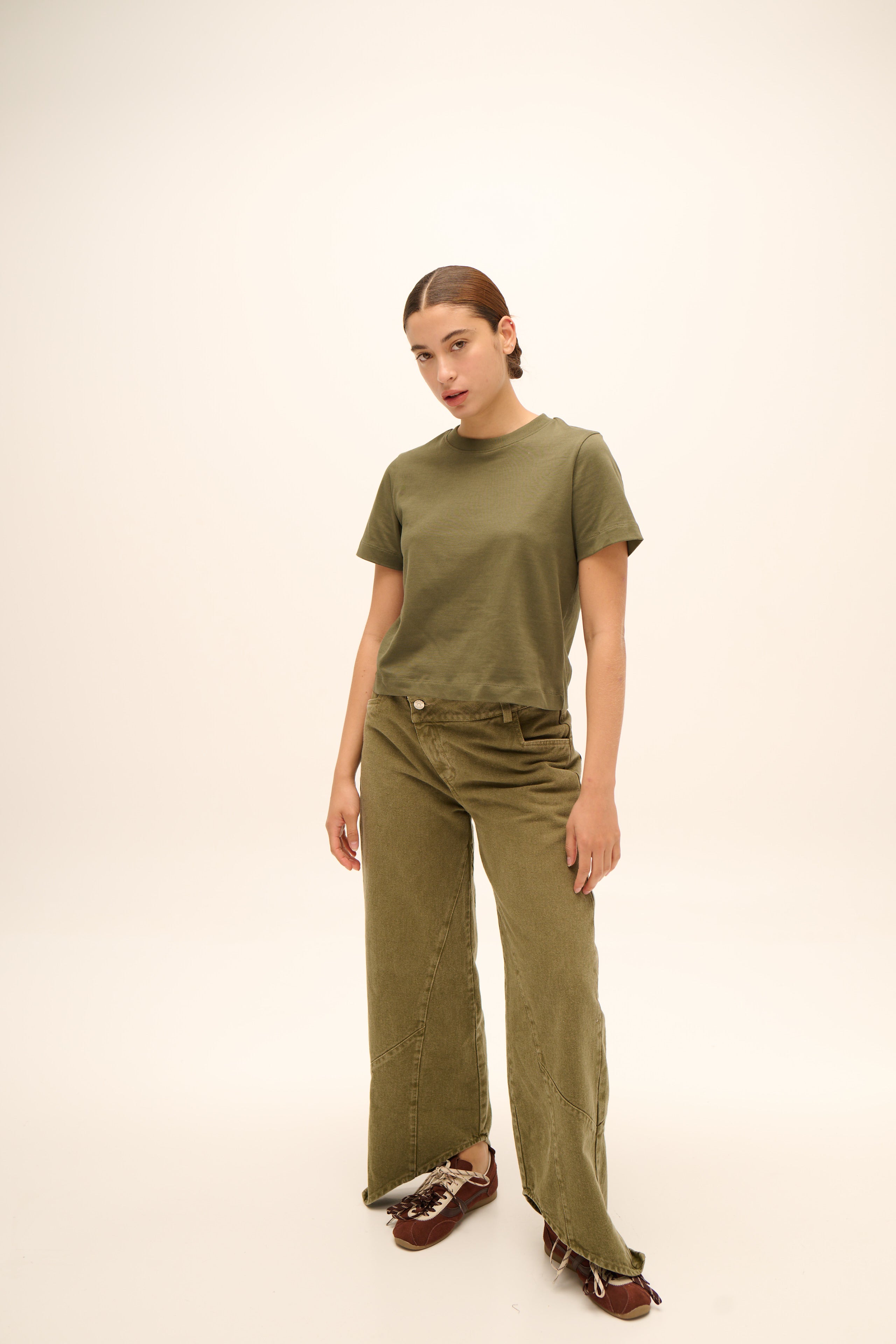 Weekender Jean in Washed Green