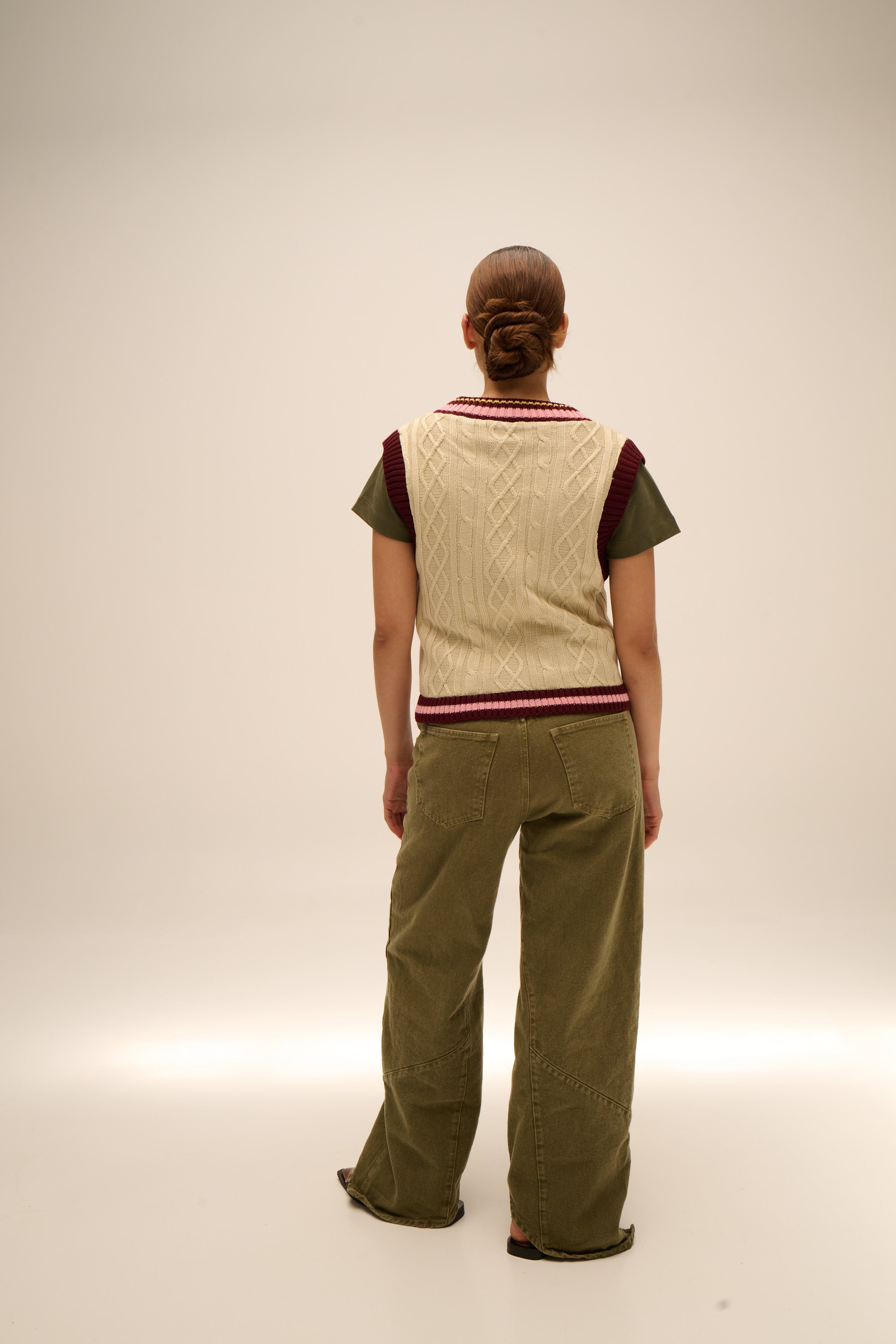 Lecture Vest in Cream