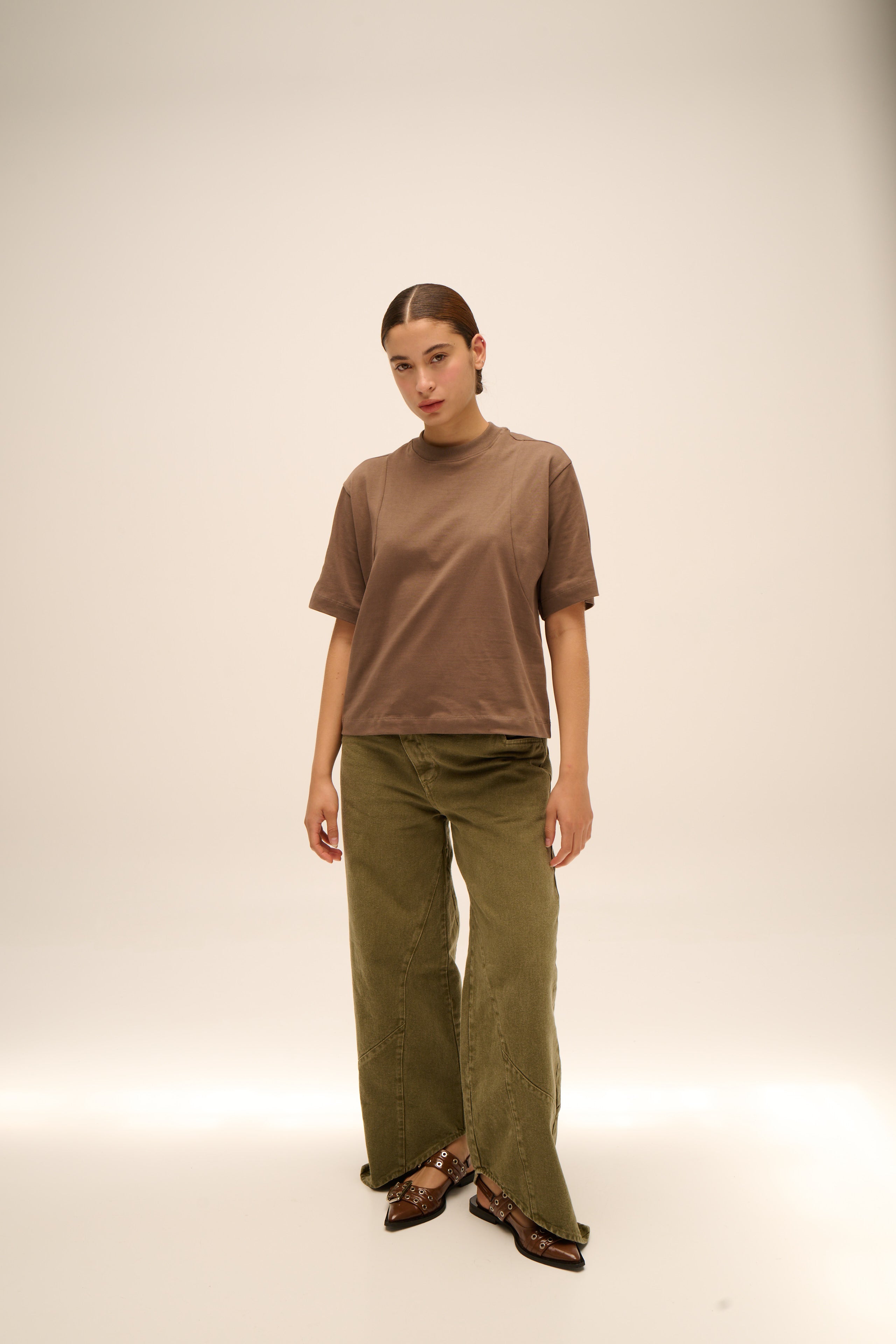 My Boyfriend's Tee in Brown