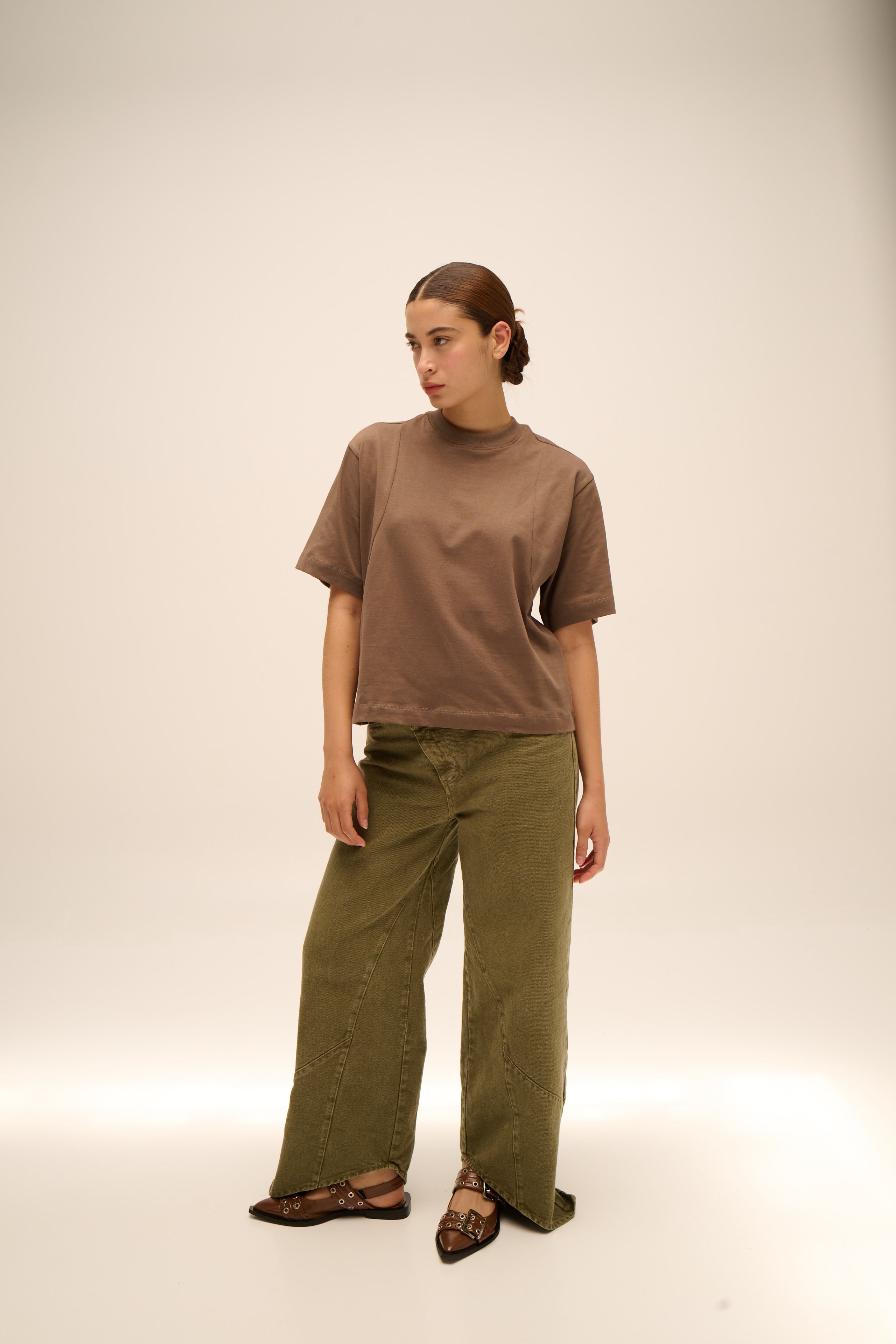 My Boyfriend's Tee in Brown