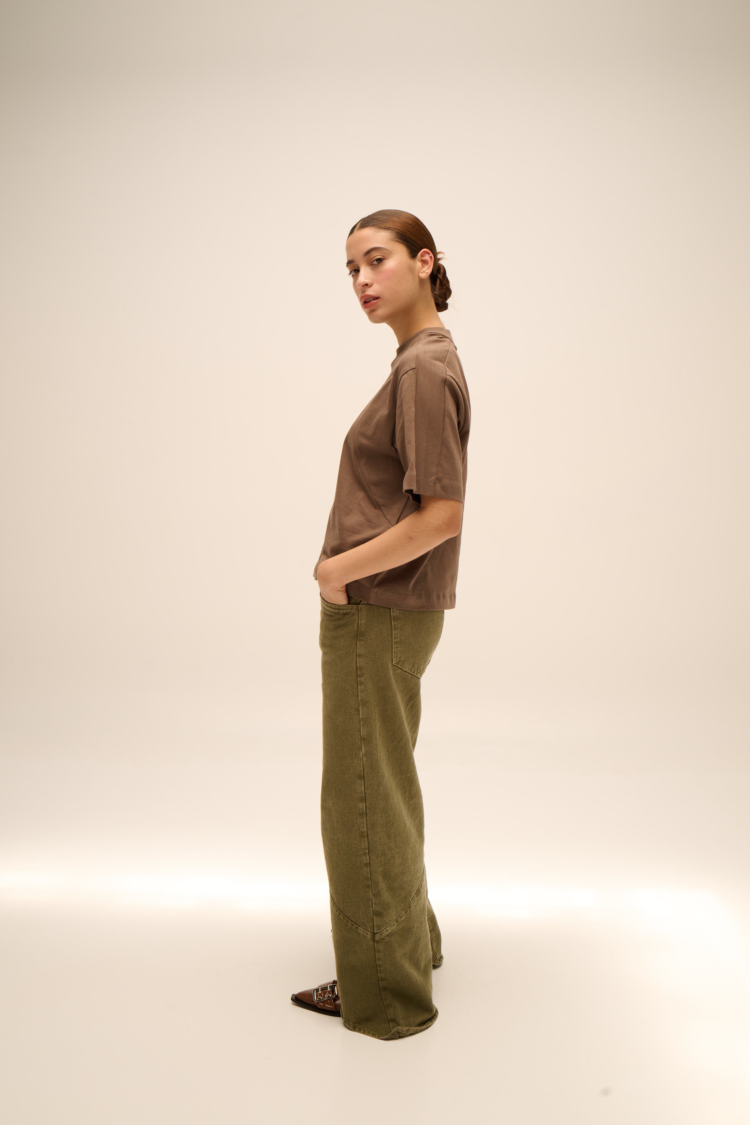 My Boyfriend's Tee in Brown