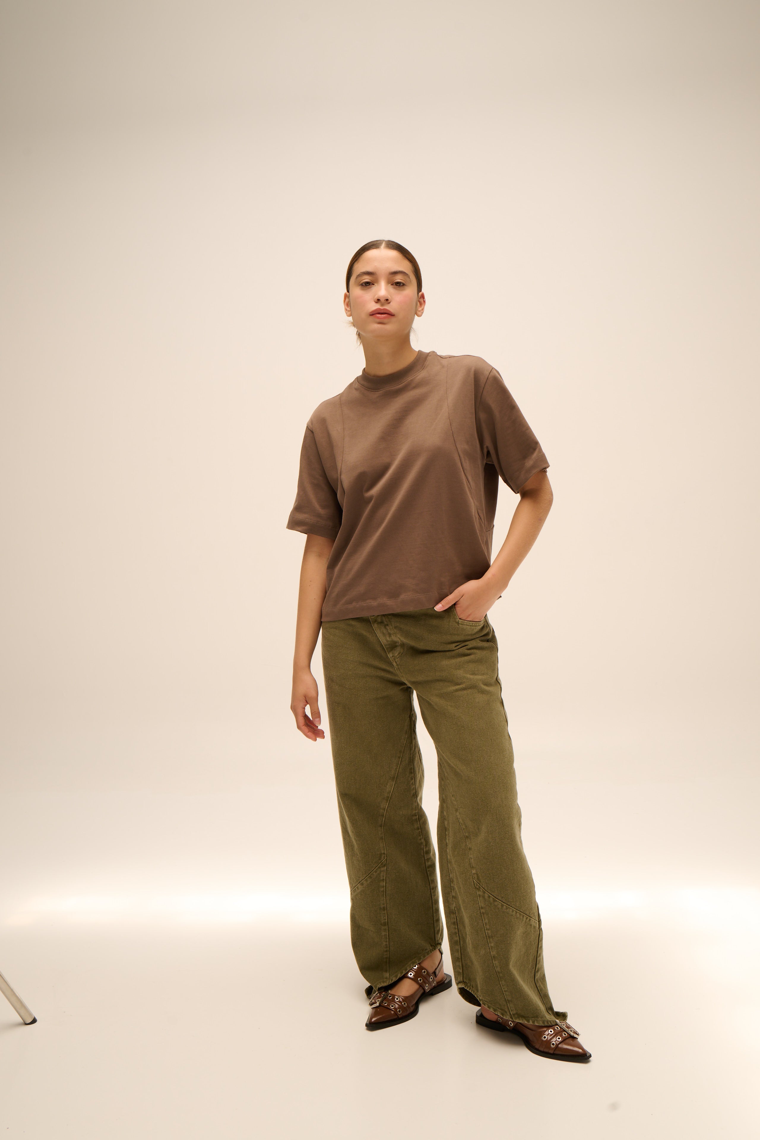 My Boyfriend's Tee in Brown
