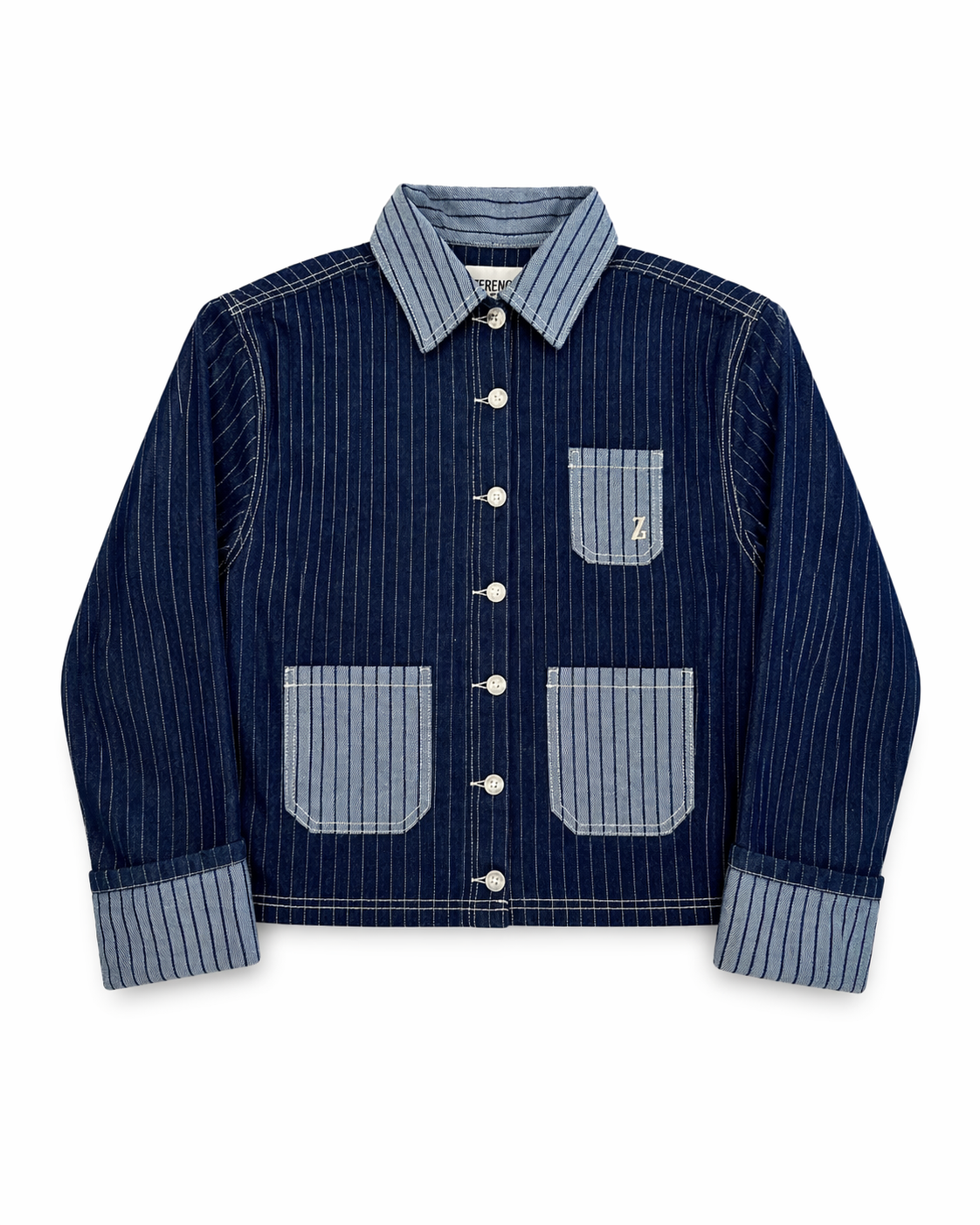 Cowgirl Jacket in Blue Stripes