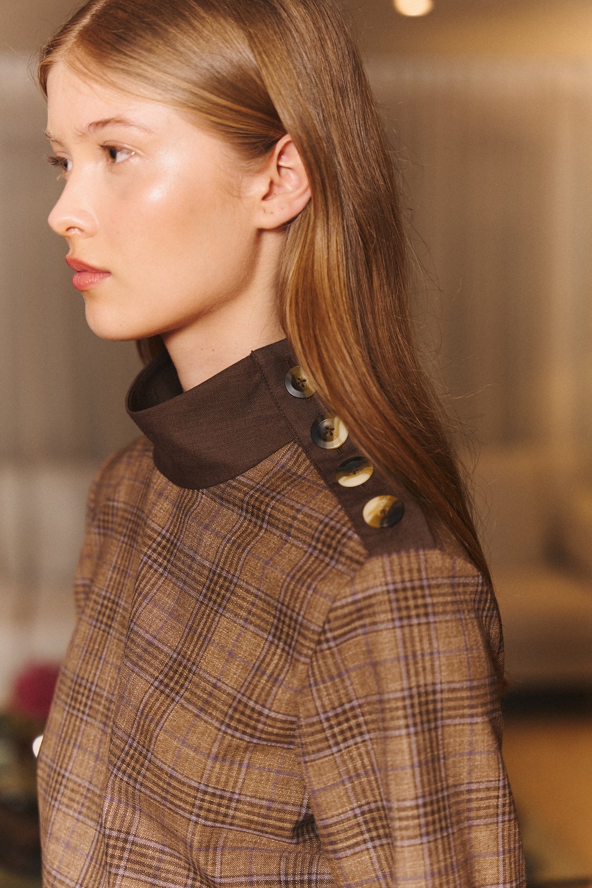 Estate Shirt in Walnut Plaid