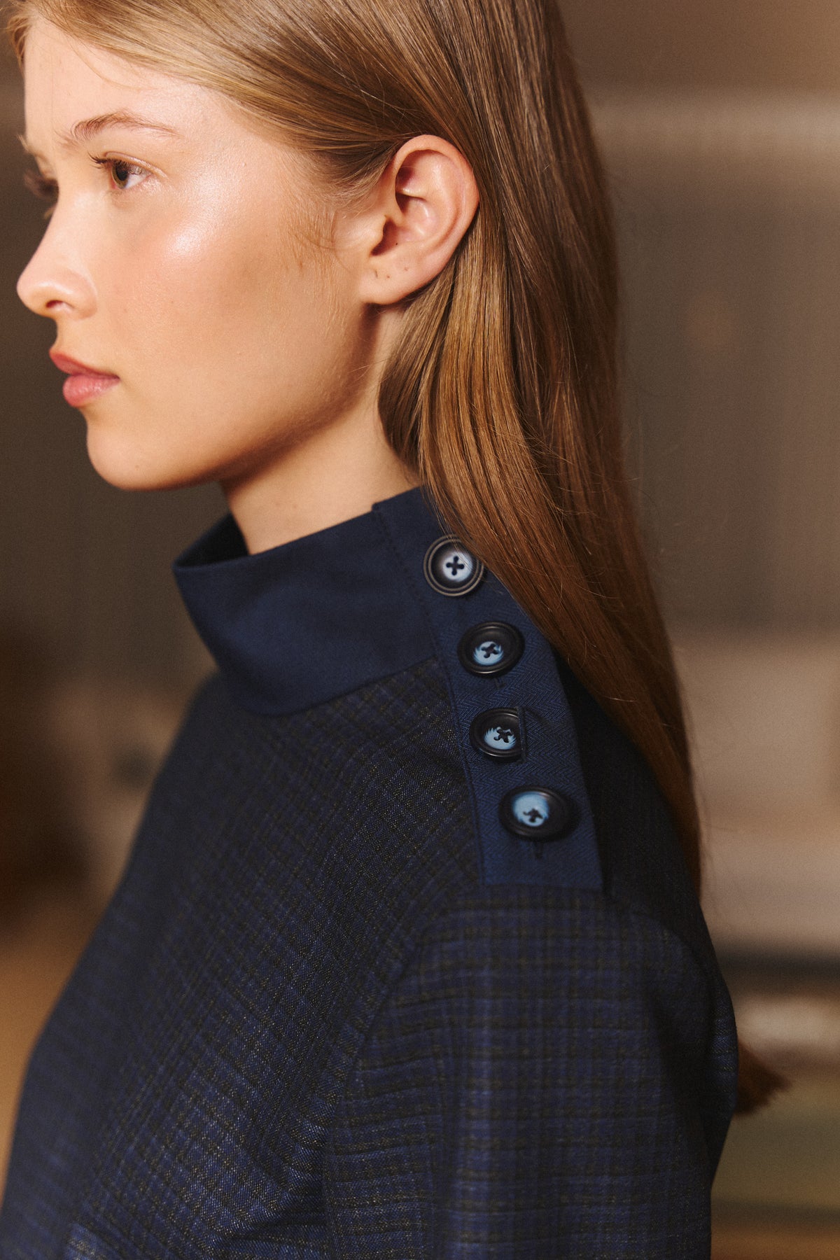 Estate Shirt in Blue Plaid
